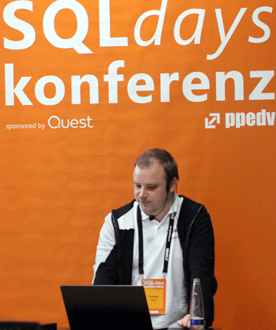 Chris auf den SQLdays