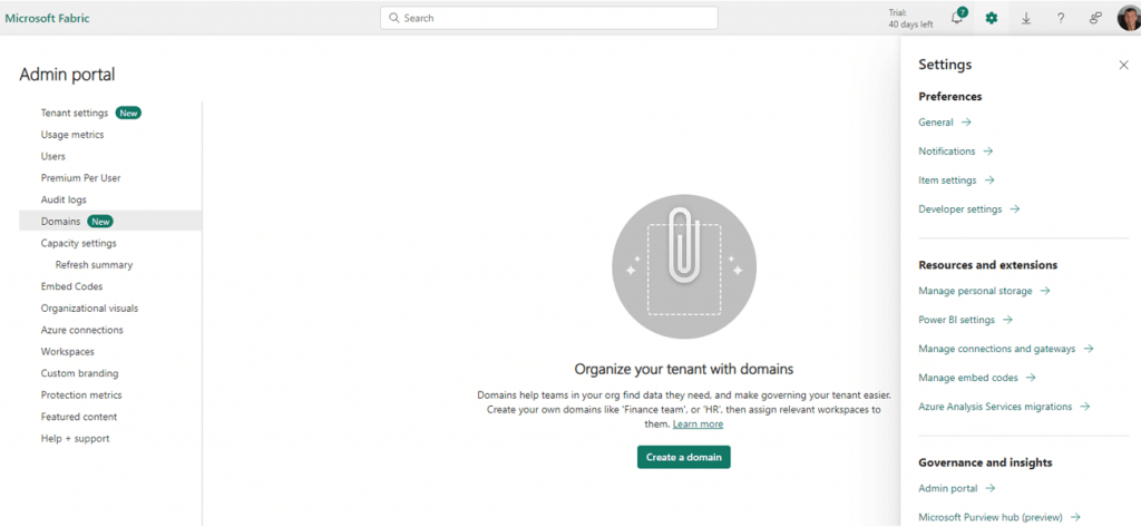 Data Mesh in Fabric Bild 1