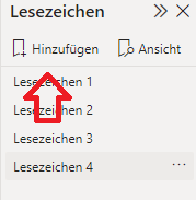 Power BI Lesezeichen Hinzufügen